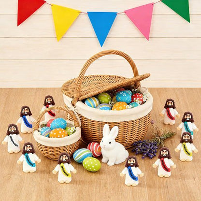 Little Jesus Figurines - 100 Pack Pocket-Sized Religious Gifts | Perfect for Baptism, Easter & Church Events