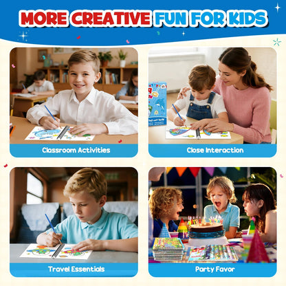 ZMLM Mini Water Coloring Books - Fun Party Favors for Kids Ages 4-8 | Bulk Goodie Bag Stuffers