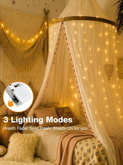 Skiennix 6-Pack Fairy Lights - 20 LED Twinkle String Lights with Timer | 7ft Warm White Decor for Christmas Trees, Wreaths & Parties