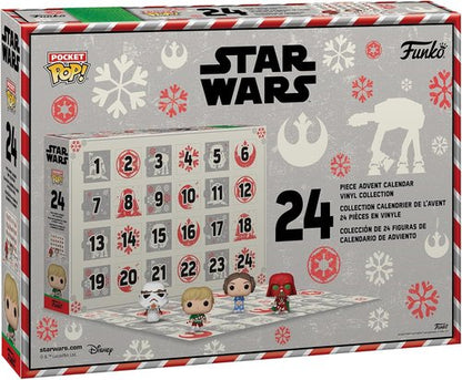 Funko Pop! Star Wars Advent Calendar - 24 Days of Collectible Vinyl Mini Figures | Perfect Holiday Gift for Kids