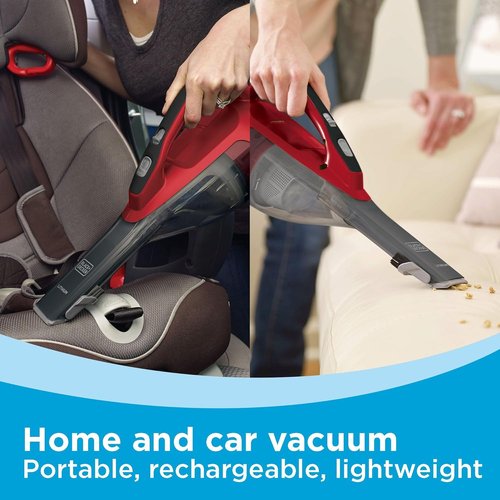 BLACK+DECKER AdvancedClean Cordless Handheld Vacuum - Versatile Home & Car Cleaning (HLVA320J26)