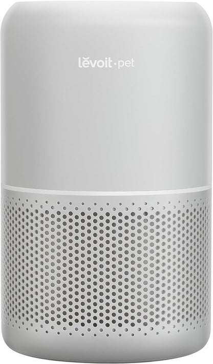 LEVOIT Air Purifier - HEPA Filter for Pets & Large Rooms | Efficient Odor & Allergen Removal, Grey
