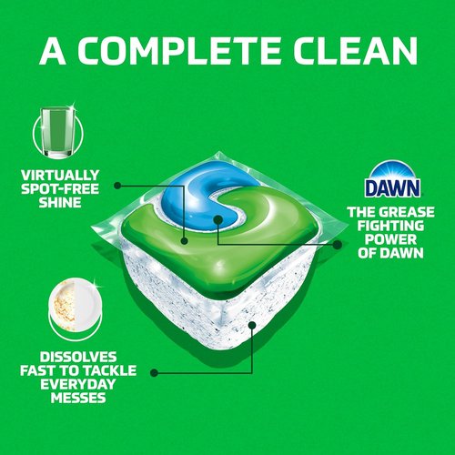 Cascade Complete Dishwasher Detergent Pods - Fresh Scent, Powerful Grease-Fighting Tablets | 100 Count Value Pack