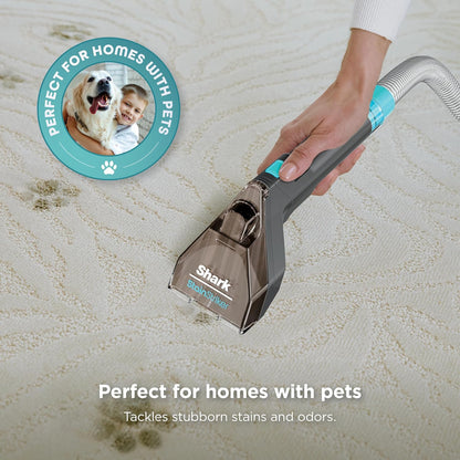 Shark StainStriker Portable Carpet & Upholstery Cleaner - Spot & Stain Eliminator with Tools & Solutions, Charcoal