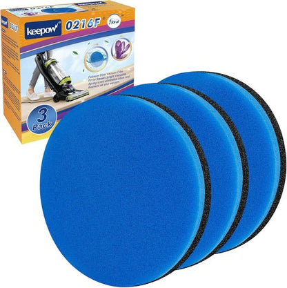 KEEPOW Febreze Vacuum Filter - Compatible with Bissell Cleanview & PowerGlide Pet Vacuums | 3 Pack