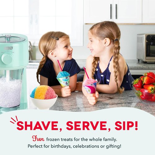 Dash Deluxe Shaved Ice & Slushy Maker - Easy Slushy & Snow Cone Machine - Includes Pitcher & Recipe Guide - Cream
