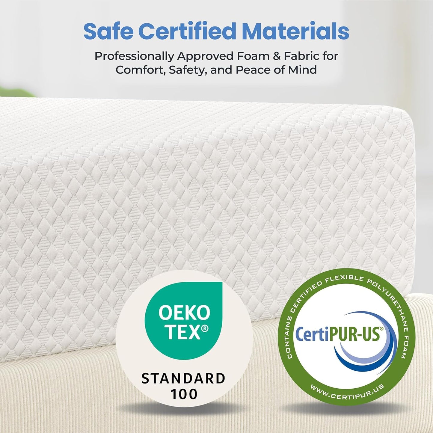 Yaheetech Twin Mattress - 8 Inch Cooling Gel Memory Foam with Green Tea for Fresh Sleep | Medium Firm, CertiPUR-US Certified