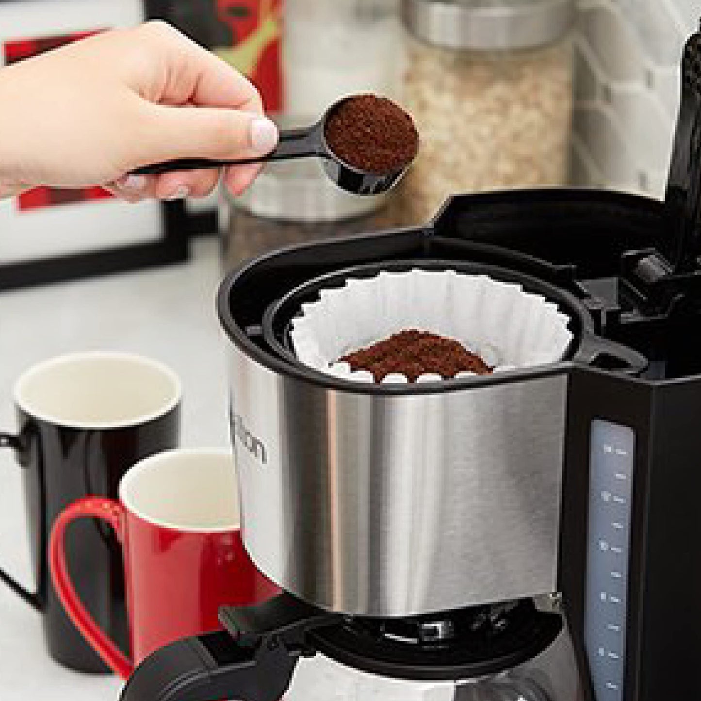 Tim Hortons French Vanilla, Flavored Roast Ground Coffee, Perfectly Balanced, Always Smooth, Made with 100% Arabica Beans, 12 Ounce Bag