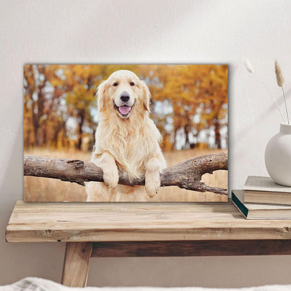 Skiennix Custom Canvas Prints - Personalized Photo Wall Art for Family & Pets | Framed 24x16
