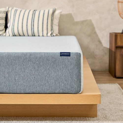 LIFEMENT Twin 6 Inch Graphite Memory Foam Mattress in a Box | Medium Firmness, Temperature Regulating, Fiberglass Free, CertiPUR-US & Oeko-TEX Certified Foam, 75''L x 38''W
