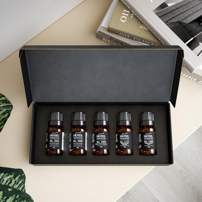 AirScent Hotel Diffuser Oil Gift Set - Luxurious Fragrance Collection | 10 mL, Inspired by Baccarat NYC & Capri Brezza