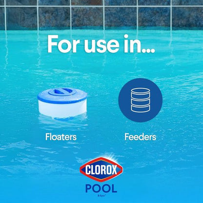 Clorox® Pool&Spa™ XtraBlue Chlorinating Tablets - Kills Bacteria & Stops Algae | 5 LB for Small Pools