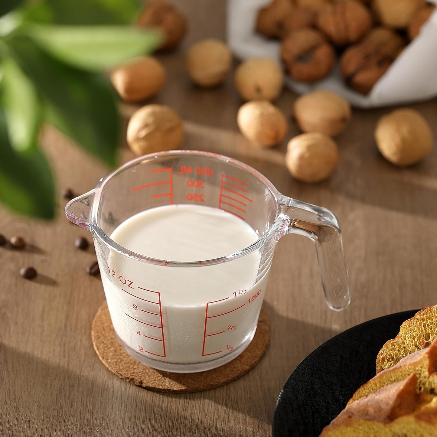 Skiennix Glass Measuring Cup - Essential Baking & Cooking Tool | Durable & Easy to Read