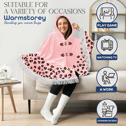 Warmstorey Mothers Day, Birthday Gift for Wife – Spoiled Wife Wearable Blanket Hoodie, Cozy Gift from Husband, Birthday Gift Ideas, Anniversary Present, Comfortable Wife Poncho for Mothers Day