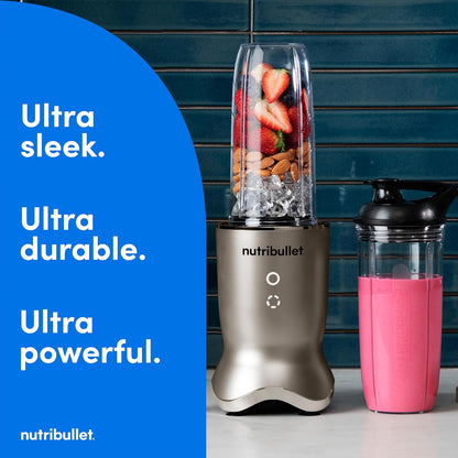 Nutribullet Ultra Personal Blender - 32 Oz Stainless Steel Design for Smoothies & Shakes