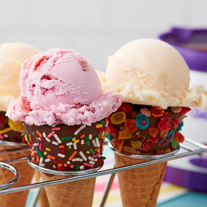 Wilton Heavy-Duty Ice Cream Scoop - Non-Slip Grip for Perfect Scoops | Silver Finish