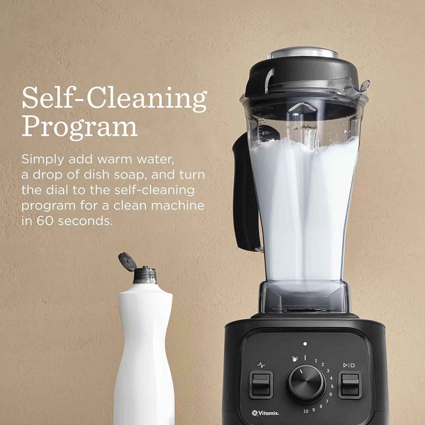 Vitamix VX1 Blender - Professional Kitchen Blender for Smoothies & Soups | 10-Speed, 64 Oz, Black