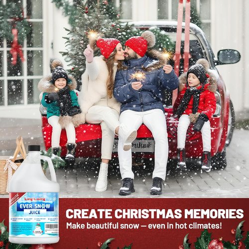 Hakuta Snow Machine Fluid - Long-Lasting Snow Juice for Stunning Winter Effects | 1 Gallon