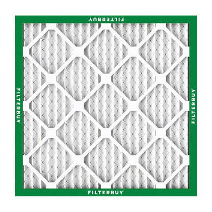 Filterbuy 20x20x1 Air Filter MERV 8 Essential Dust & Allergy Defense (4-Pack), Electrostatic Pleated HVAC AC Furnace Filters Replacement (Actual Size: 19.50 x 19.50 x 0.75)