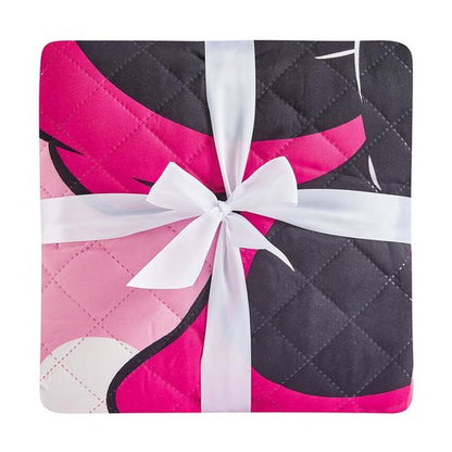 Disney Minnie Mouse Twin Bedding Set - Bundle with Bedspread, Flat Sheet, Fitted Sheet, and Pillowcase, Stickers, More Bedroom Decor Set