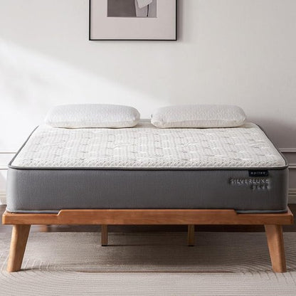 EPITEX Silverluxe Plus Twin Mattress - 10 Inch Gel Memory Foam with Pocket Springs | Medium Firm, Gray