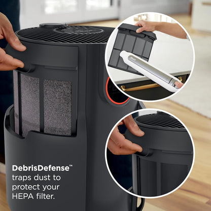 Shark Air Purifier - HEPA-Exceeding Filter for Large Rooms | Captures Dust, Odor, Smoke & Pet Dander