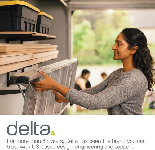 Delta Heavy Duty Lumber Storage Rack - Holds Up to 800 lbs | Easy to Install Steel Storage Solution for Garage & Basement