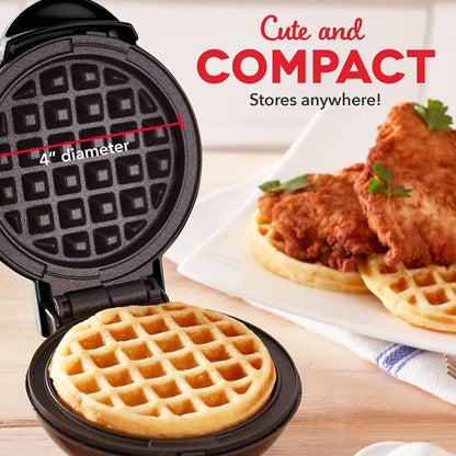 Dash Mini Waffle Maker - Compact Electric Waffle Iron with Nonstick Surface - Galaxy Print Design