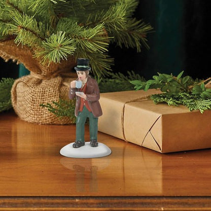 Department 56 Fresh Hot Coffee Figurine - 2.65 Inch Multicolor Dickens Village Accessory