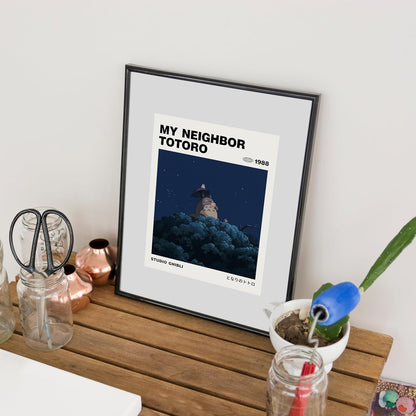 Ouroboros Art & Design Studio Ghibli Anime Posters - Hayao Miyazaki Wall Decor - Pack of 6 | 8x10 Inch, 300 GSM Paper