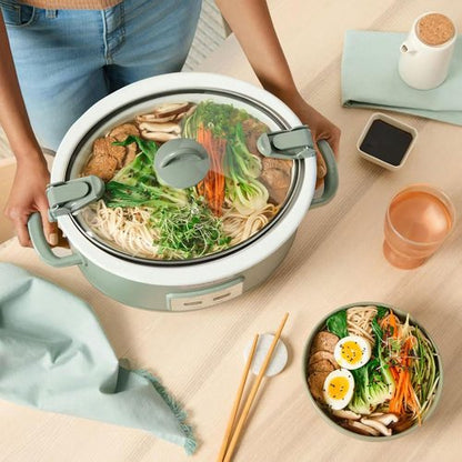 Crock-Pot 6Qt Programmable Slow Cooker - Locking Lid & Cook and Carry Design | Moonshine Green