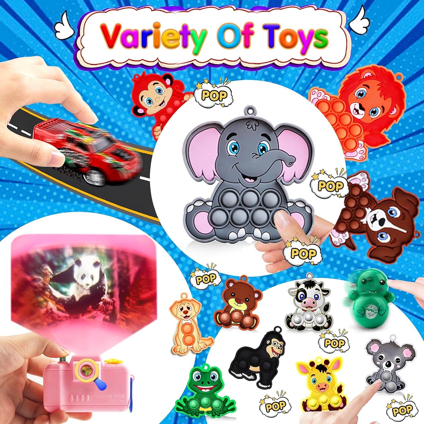 Skiennix 320PCS Party Favors - Fun Easter Egg Fillers & Fidget Toys for Kids | Classroom Prizes & Pinata Stuffers