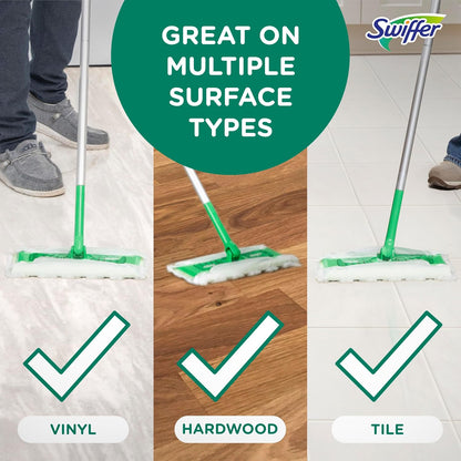 Swiffer Sweep + Mop Dry Pads Refill - Heavy Duty Floor Cleaner for Dirt & Dust | 40ct Gain Scent