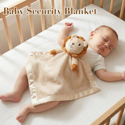 Pro Goleem Lion Security Blanket - Soft Unisex Lovey Snuggle Toy for Newborns | 16 Inch