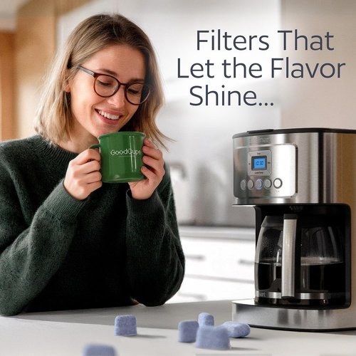 GoodCups 12-Pack Water Filters for Cuisinart Coffee Makers - Premium Charcoal Replacement Filters