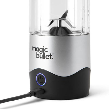 Magic Bullet Portable Blender - Compact 16 Oz Silver Blender for Smoothies & Shakes