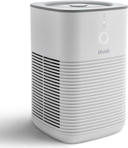 LEVOIT Air Purifier - AHAM Verified for Smoke, Pollen & Odor - Compact White Design for Small Rooms