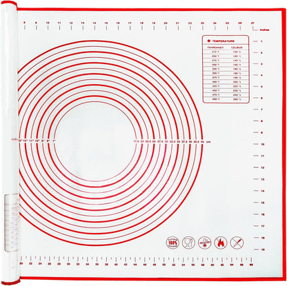 Silicone Baking Mat by Extra Large | Non-Stick, Heat-Resistant Dough & Pastry Roller – 31.5'' x 24''