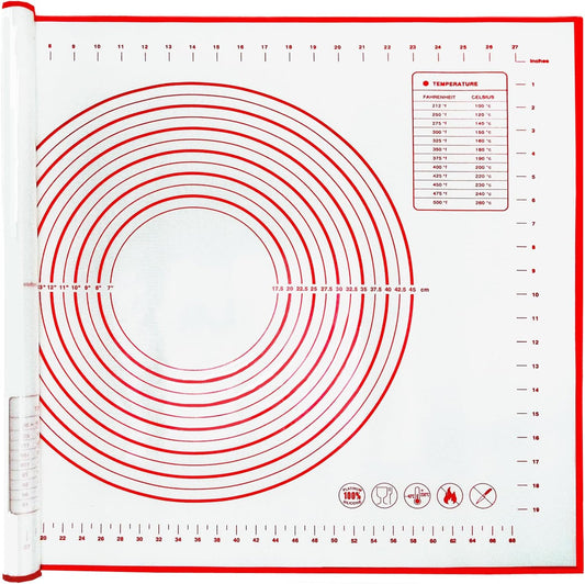 Silicone Baking Mat by Extra Large | Non-Stick, Heat-Resistant Dough & Pastry Roller – 31.5'' x 24''