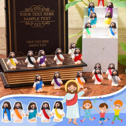 Bememo 200 Pcs Mini Jesus Figurines - Perfect Pocket Toys for Easter Celebrations & Religious Favors