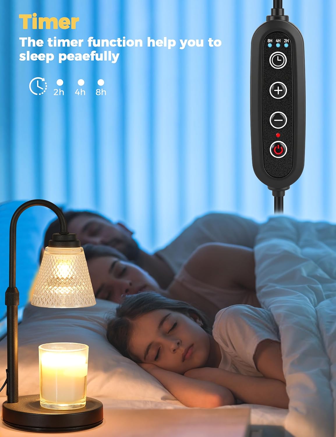 Skiennix Candle Warmer Lamp - Timer & Dimmer Feature | Perfect Birthday Gift for Mom & Friends