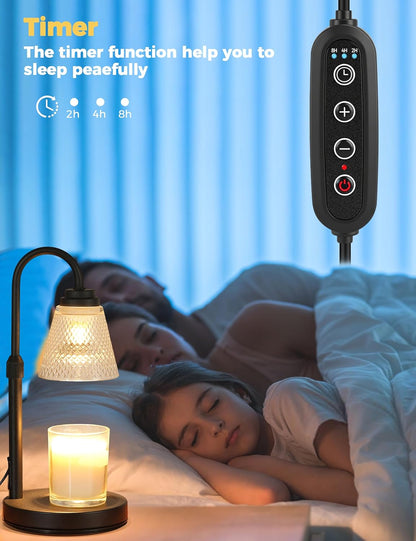 Skiennix Candle Warmer Lamp - Timer & Dimmer Feature | Perfect Birthday Gift for Mom & Friends