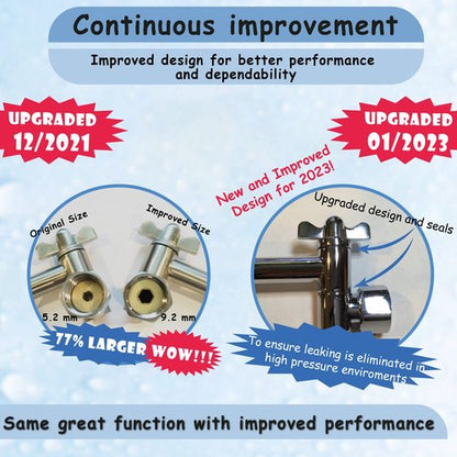 Coeur Designs 16-Inch Extra Long Shower Extension Arm. Solid Brass. Height/Angle Adjustable With a Unique Locking Gear for a Perfect Position Every time. Holds All Showerhead Sizes.