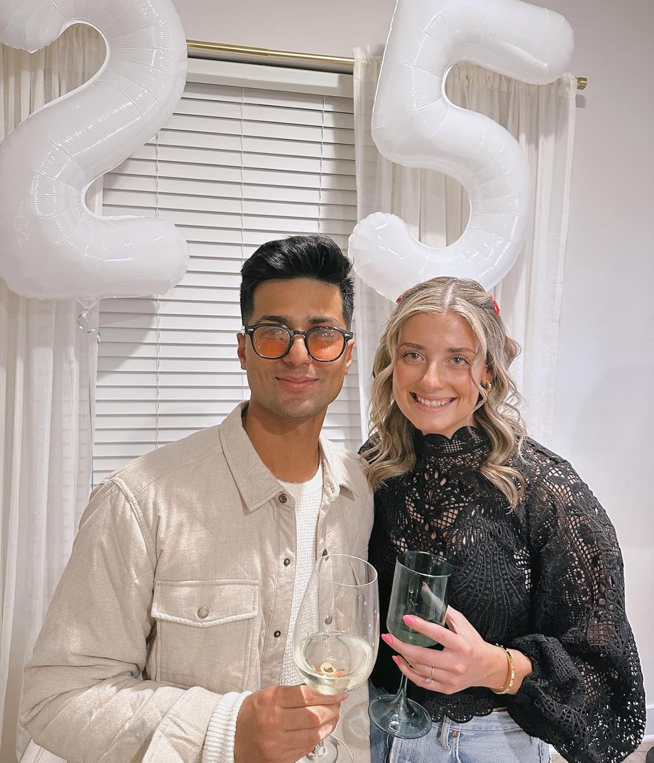 Number 19 Balloon by [Brand Name] - 40 Inch White 19th Birthday Decoration for Boys & Girls