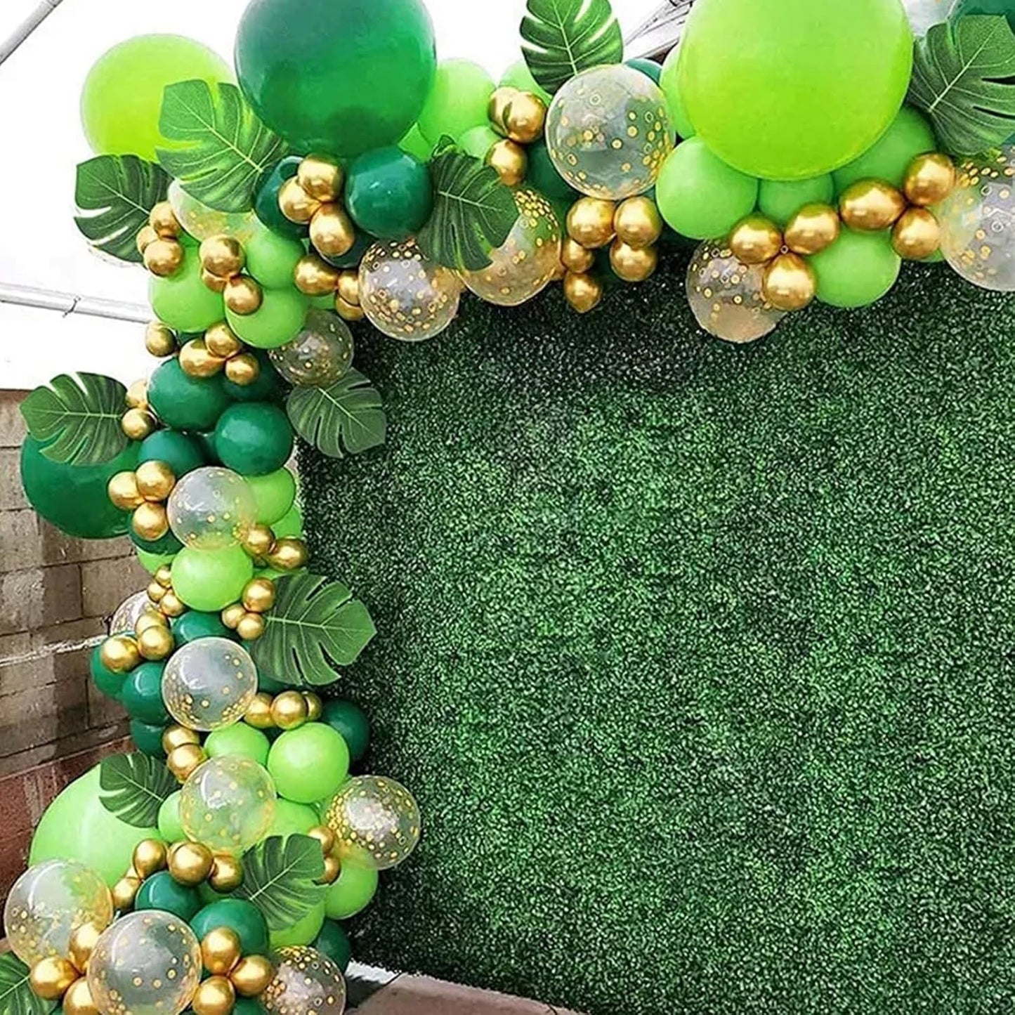 Awenztech Green Balloons - 12-Inch Latex Party Balloons | 50-Pack for Birthday & Baby Shower Decor