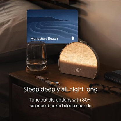 Hatch Restore 3 Sunrise Alarm Clock - Smart Sound Machine & Light for Screen-Free Sleep (Greige)