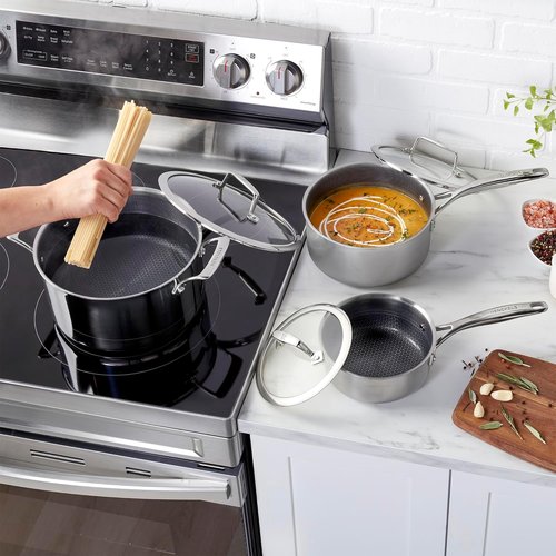 Henckels Paradigm Ceramic - 6-Piece Stainless Steel Dual Performance Cookware Set