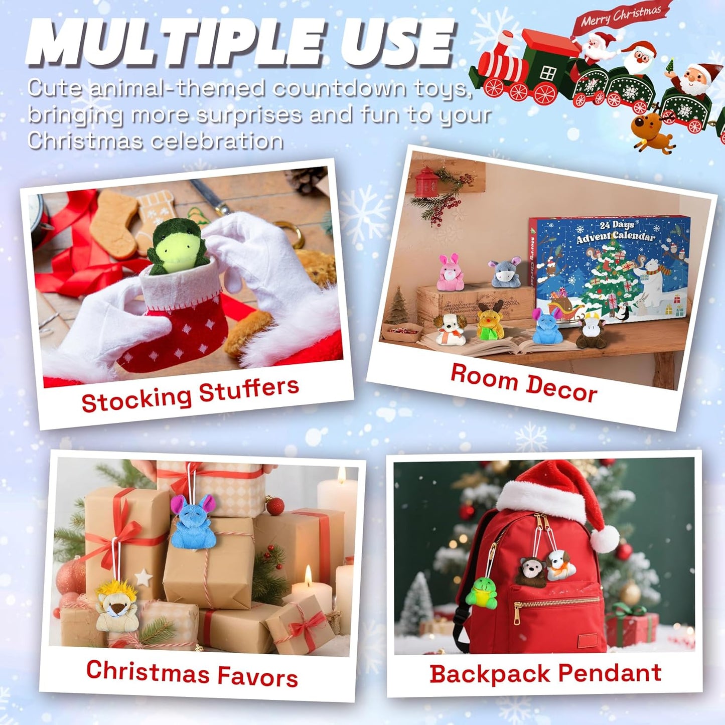Christmas Advent Calendar 2025 by [Brand Name] - 24 Days of Surprises with Mini Plush Toys | Perfect for Kids & Teens