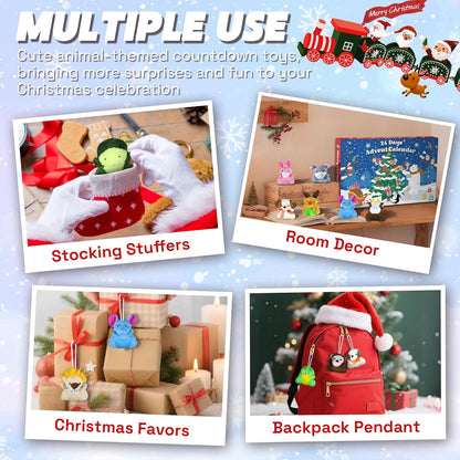 Christmas Advent Calendar 2025 by [Brand Name] - 24 Days of Surprises with Mini Plush Toys | Perfect for Kids & Teens