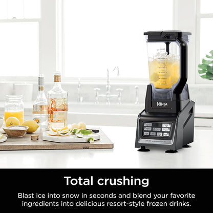 Ninja BL642 Nutri Ninja Blender - 1200W Auto-iQ Base with 72 oz. Pitcher & To-Go Cups | Black